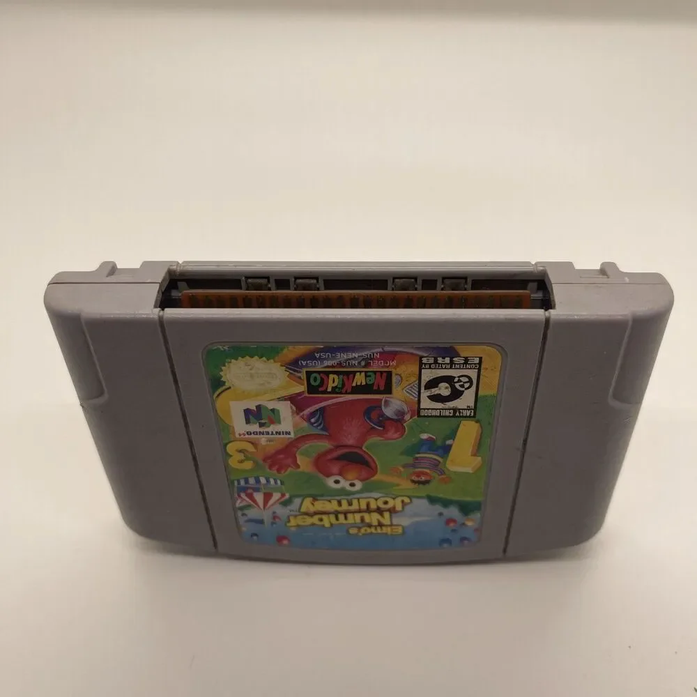 NewKidCo Elmo's Number Journey Nintendo 64 N64 Sesame Street NTSC-U/C EC